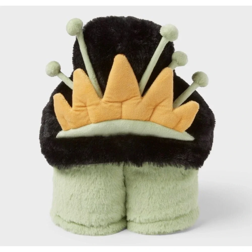 Disney Princess Tiana Hooded Blanket Green‎ Plush Wearable Throw Target NEW